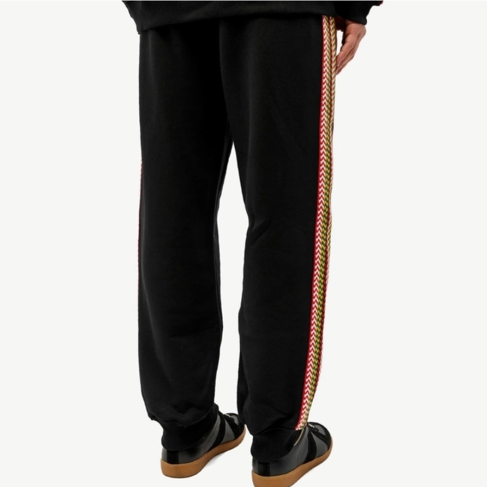 Lanvin Side Curb Cotton Trackpants - Picture 3 of 14